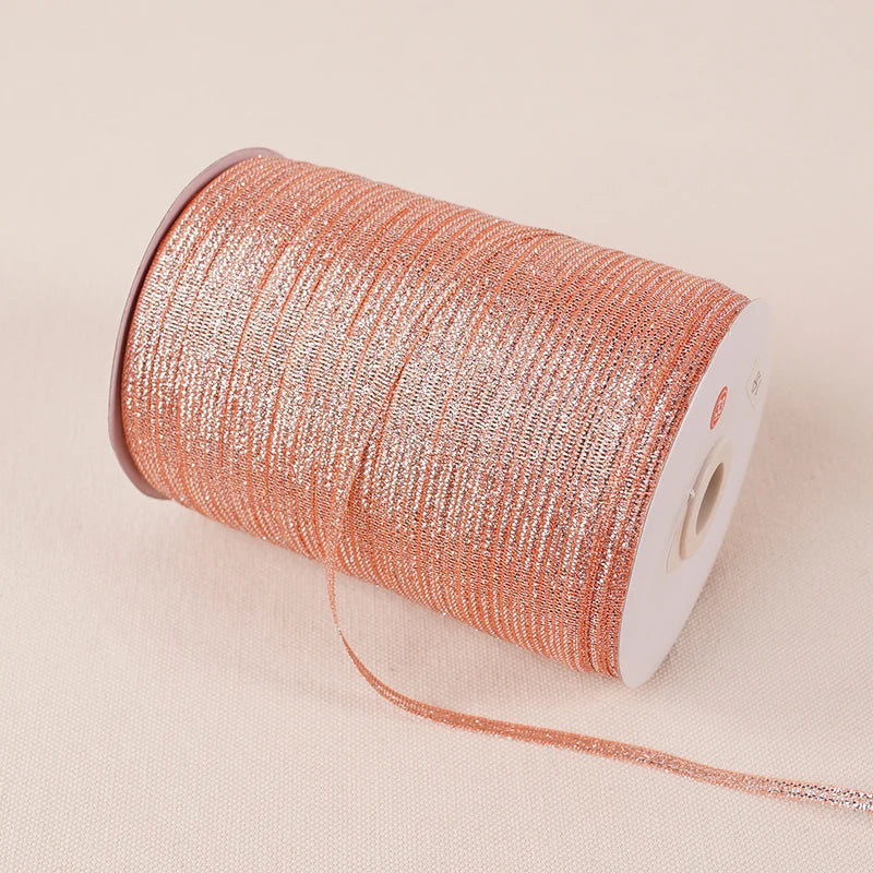 Colorful Glitter Silk Ribbon