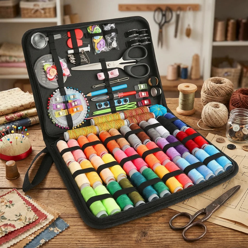 Large Portable Sewing Kit