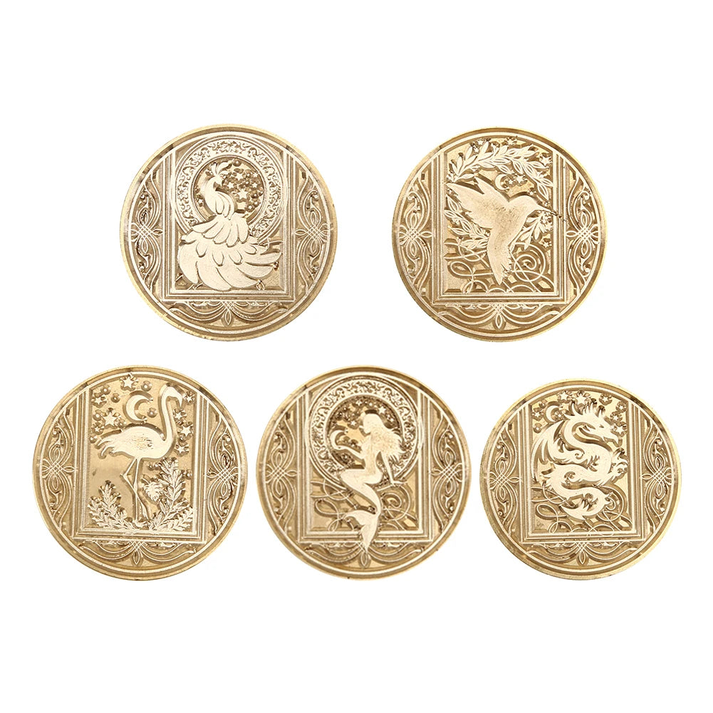 Retro Animal Wax Seal Head