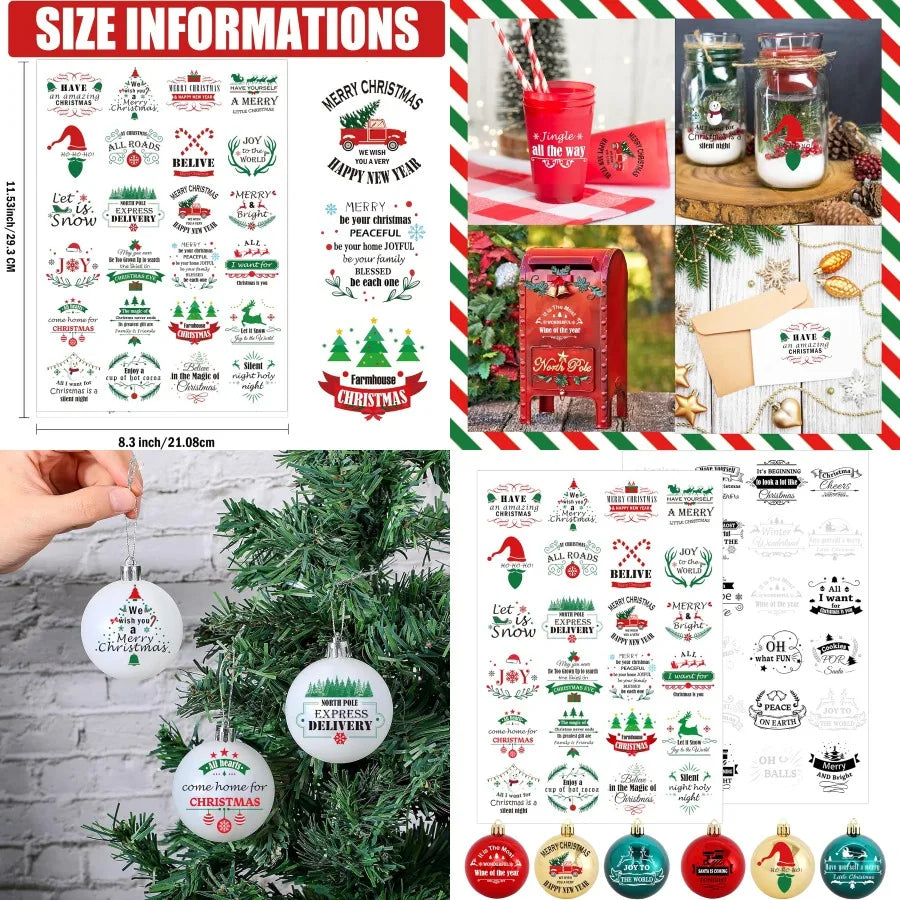 Christmas Stickers Labels