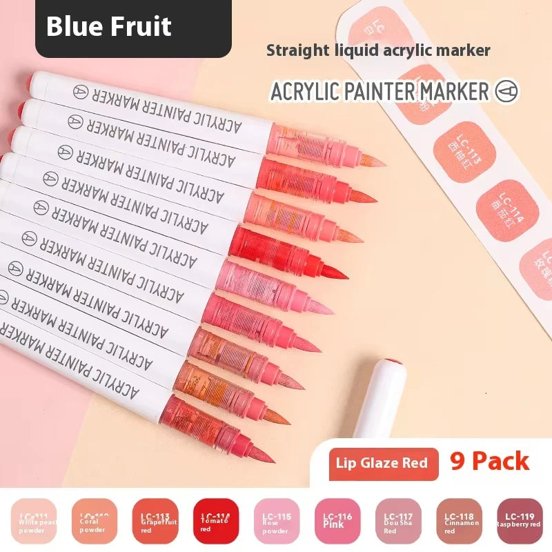 Brush Tip Acrylic Marker Set