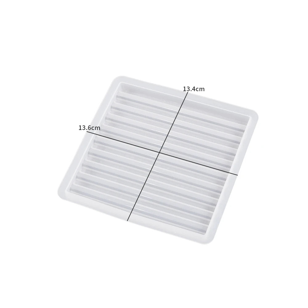 Modern Coaster Silicone Molds for Resin or Plaster
