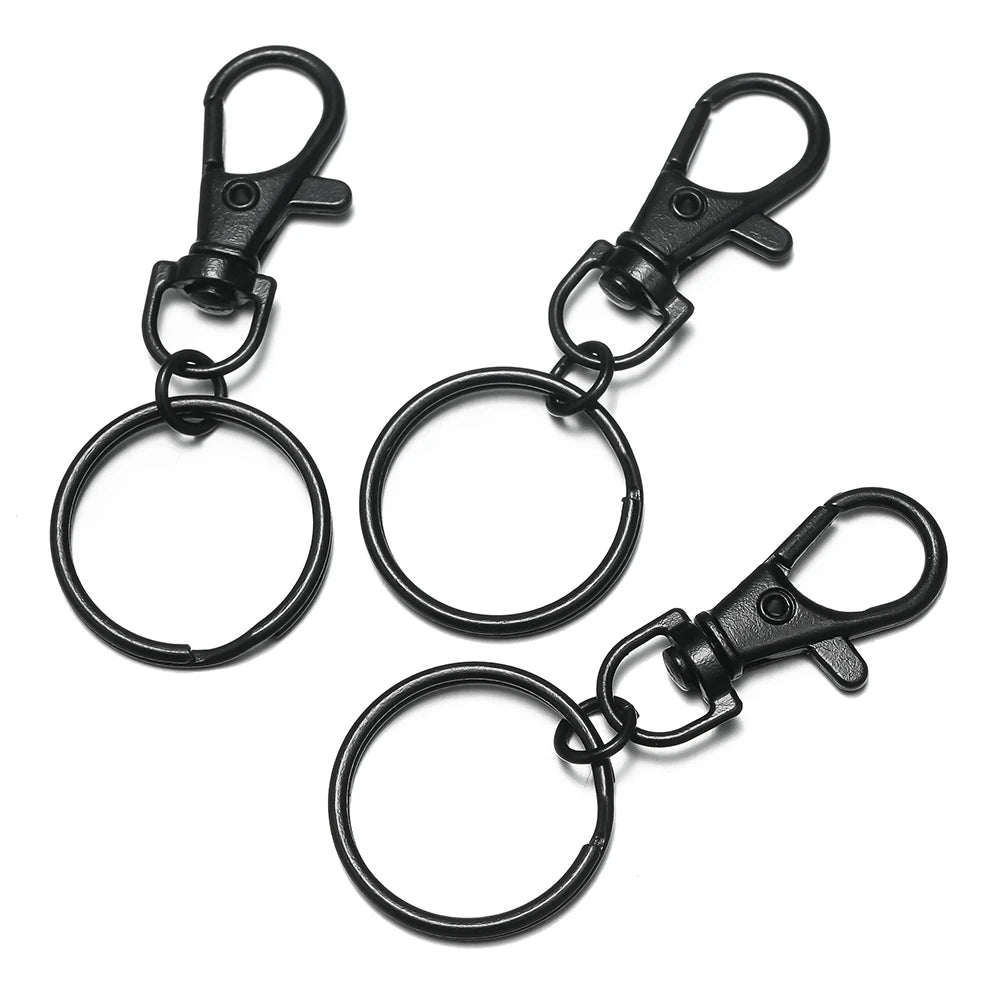 Multicolor Keyring with Lobster Clasp