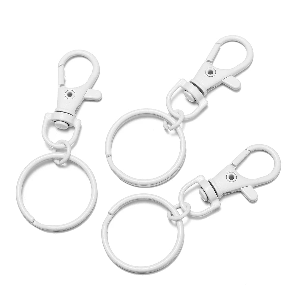 Multicolor Keyring with Lobster Clasp