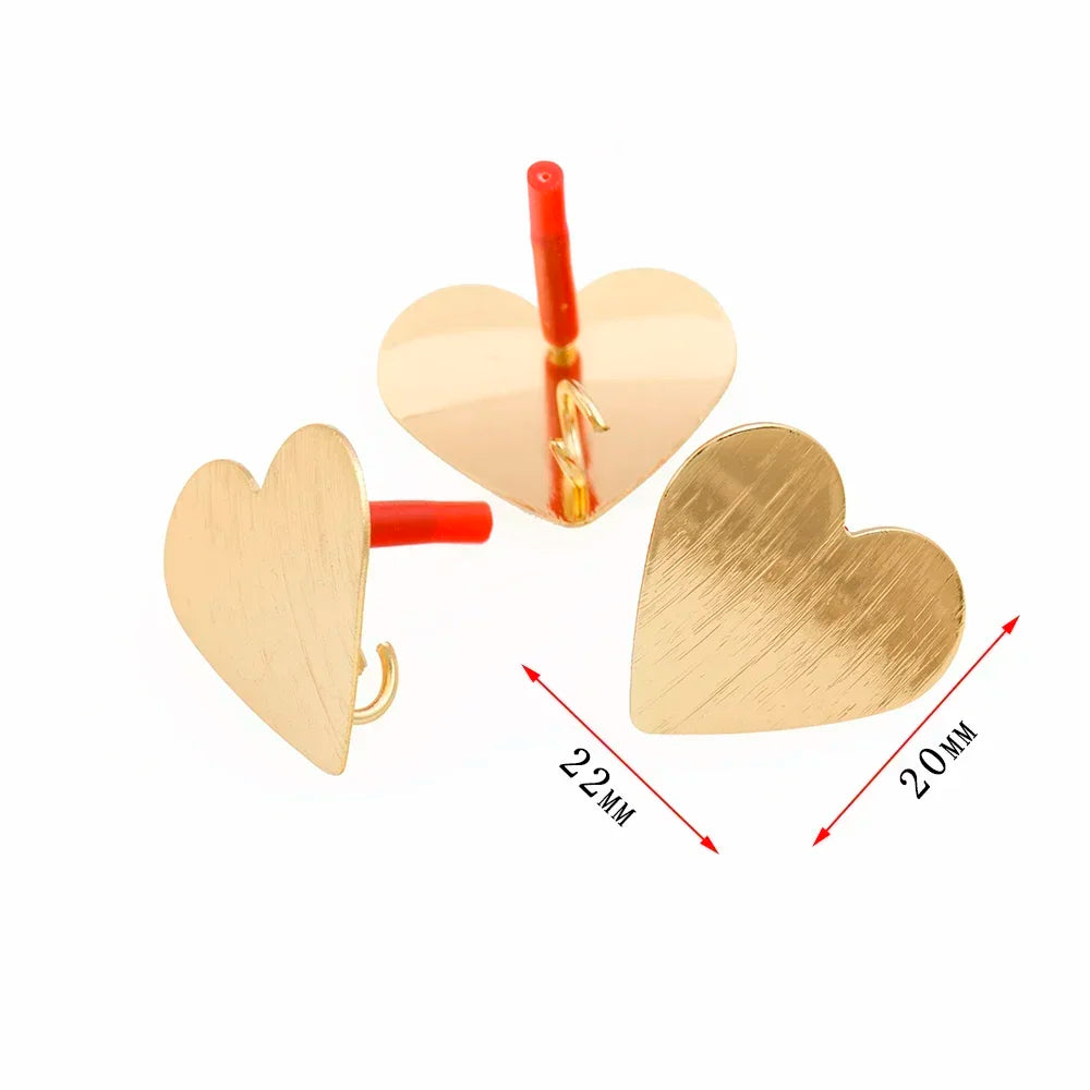 10pcs/set Stainless Steel Earring Connectors/Backings