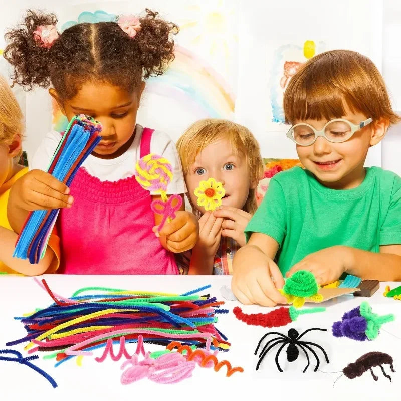 Colorful Chenille Stem Pipe Cleaners