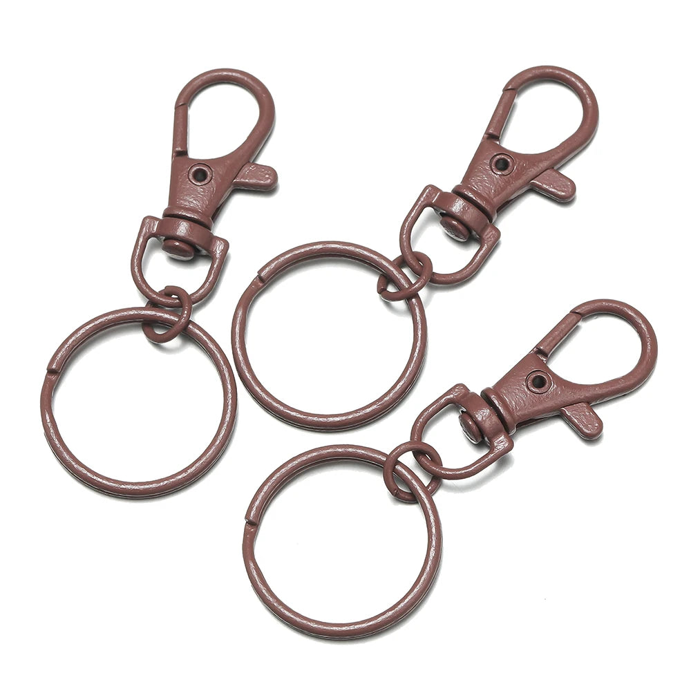 Multicolor Keyring with Lobster Clasp
