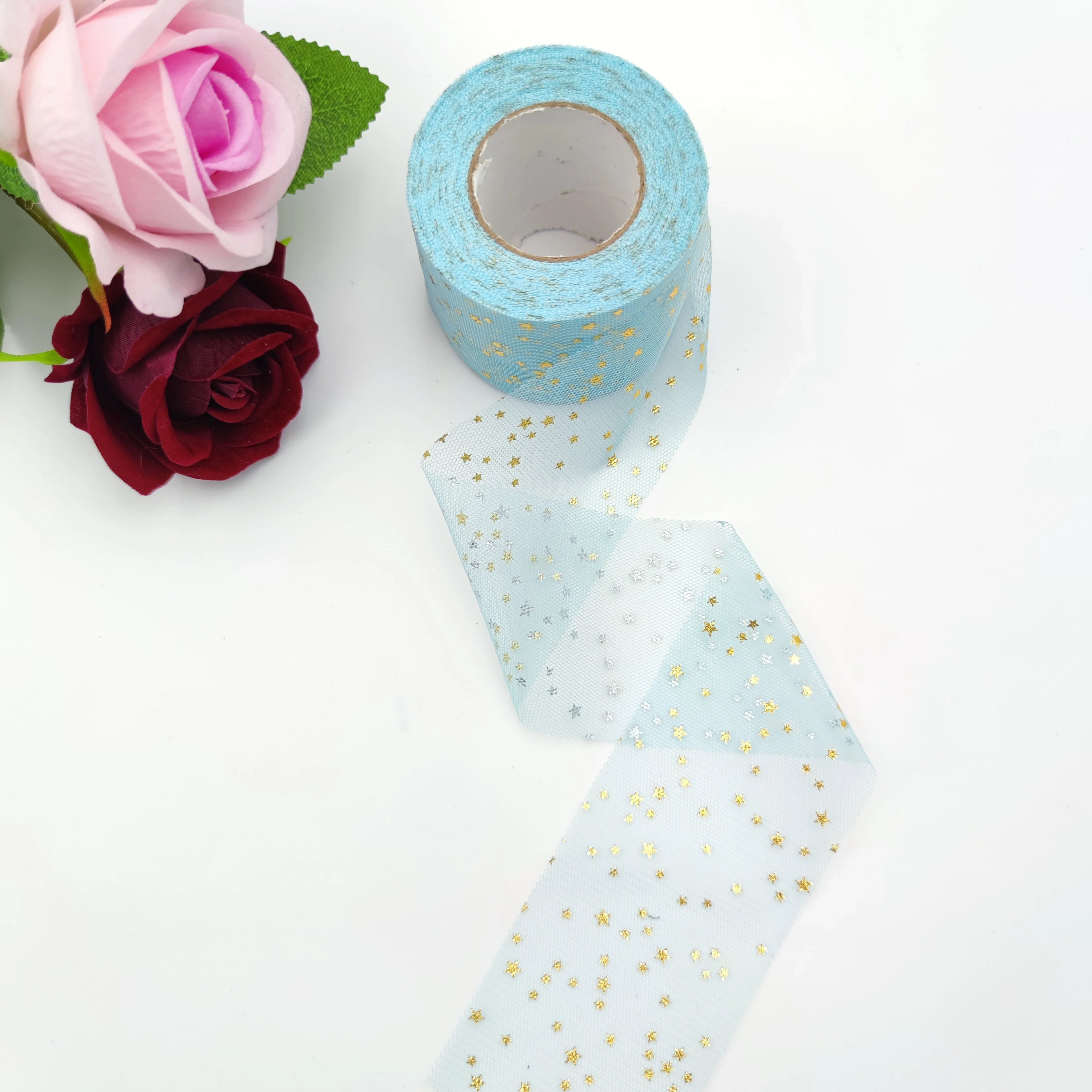 Colorful Star Tulle Ribbon
