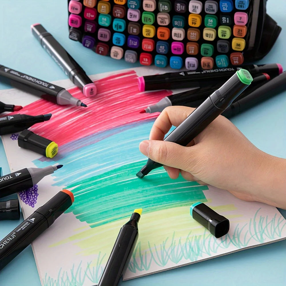 168 Color Alcohol Marker Set
