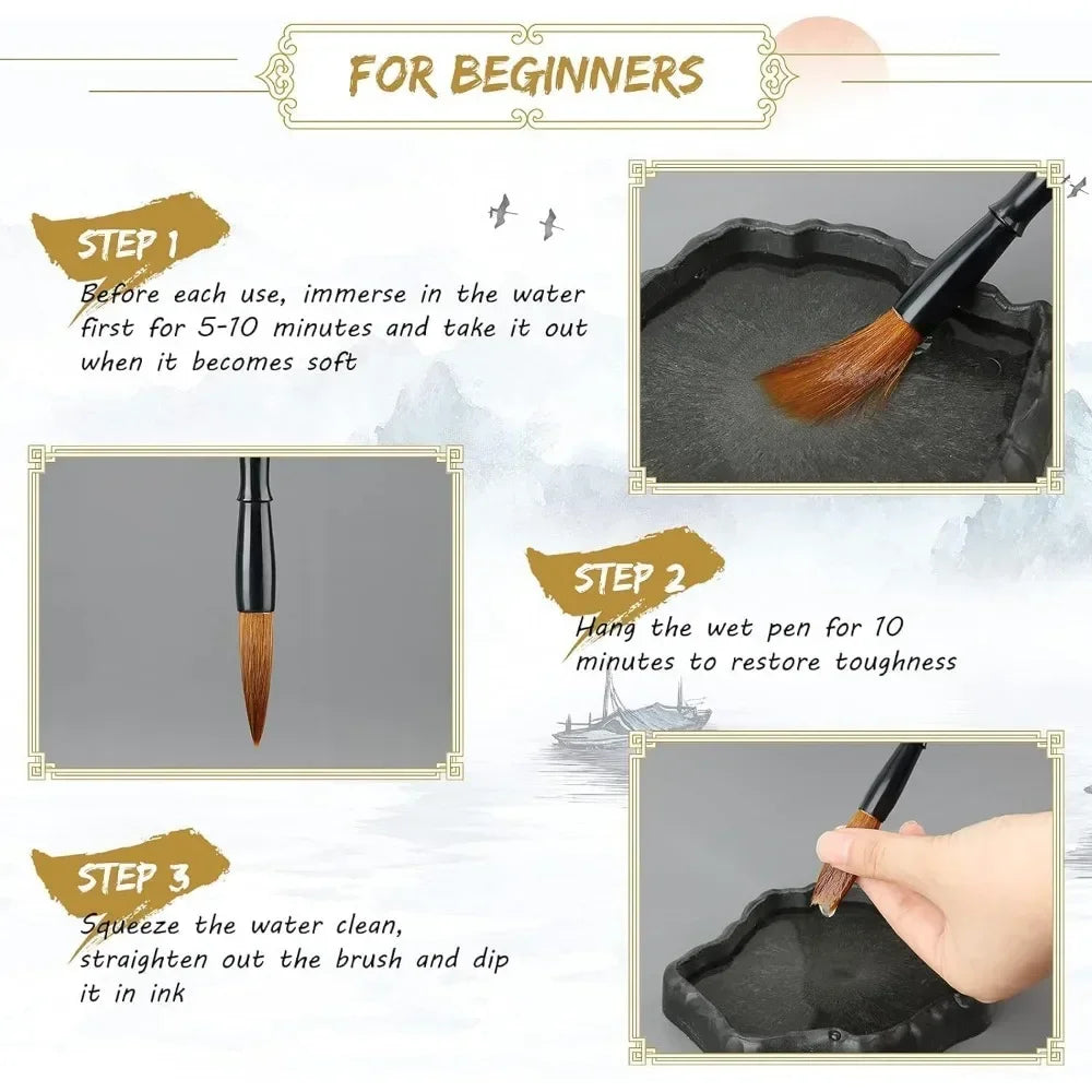 Bamboo Paint Brush set
