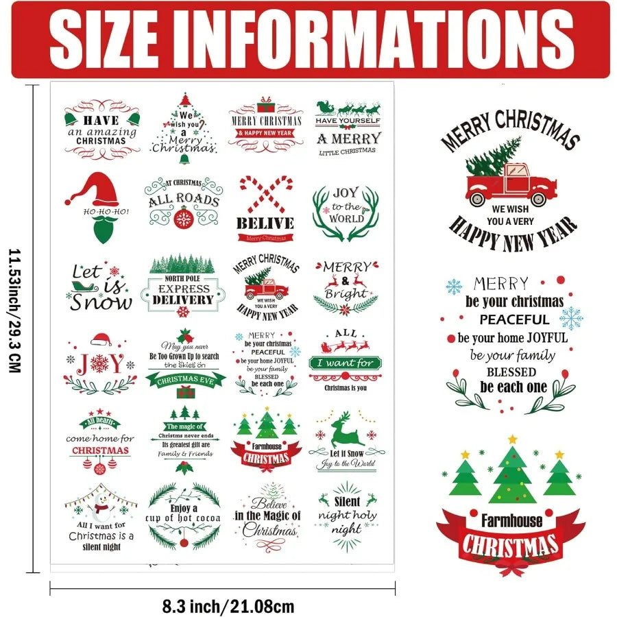 Christmas Stickers Labels