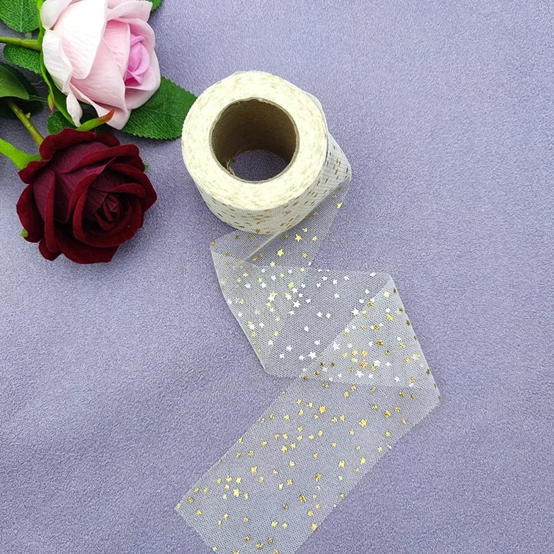 Colorful Star Tulle Ribbon