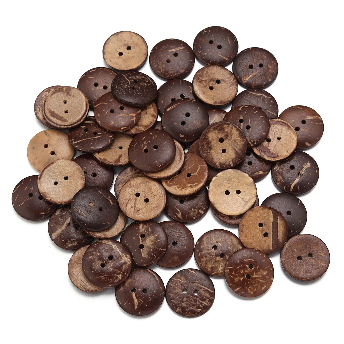 Natural Color Coconut Buttons
