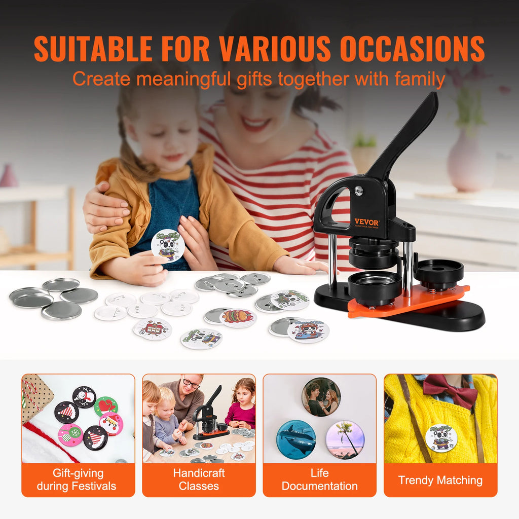 SucceBuy Button Maker Machine with Parts