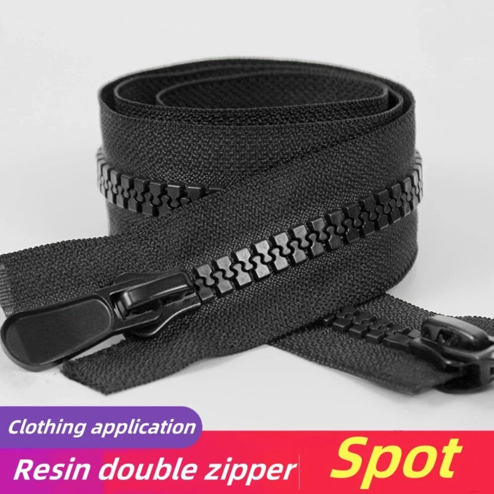 2pcs 60cm-80cm Double Tail Zipper