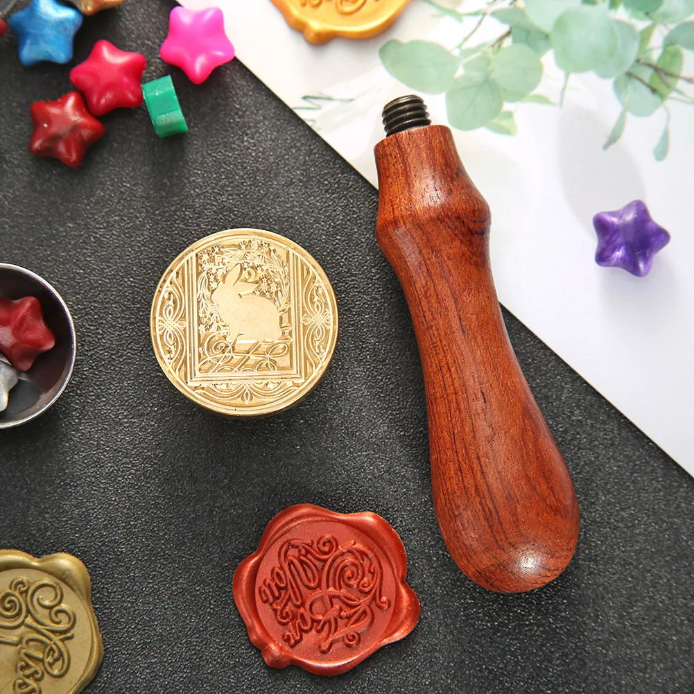 Retro Animal Wax Seal Stamp with handle