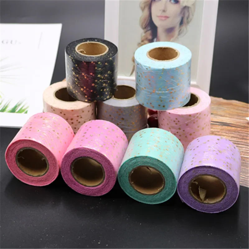 Colorful Star Tulle Ribbon