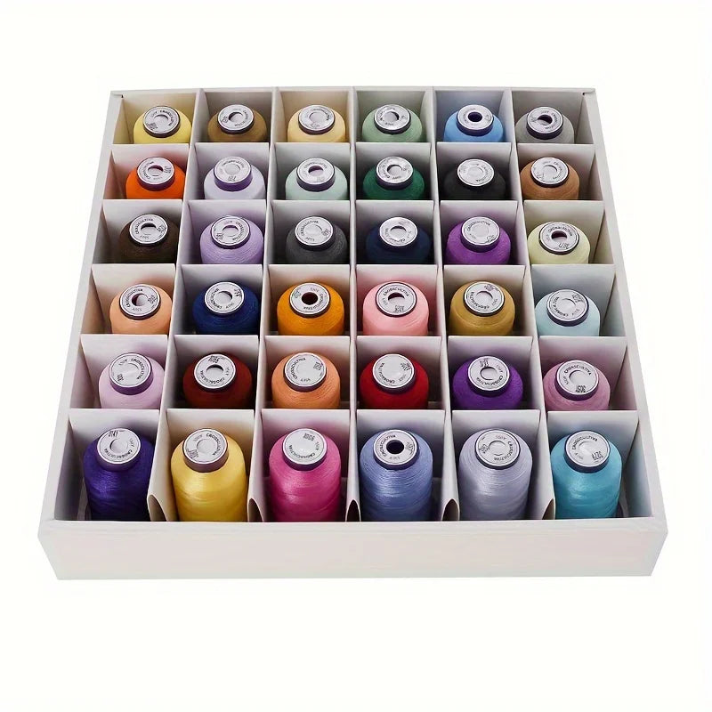 36 Colors Embroidery Machine Thread Kit