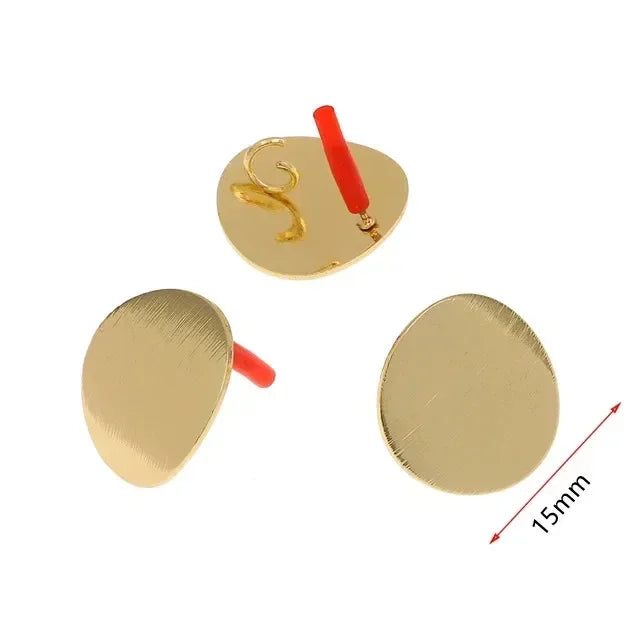 10pcs/set Stainless Steel Earring Connectors/Backings