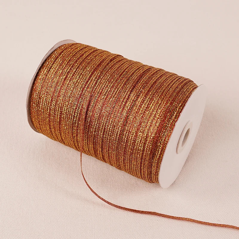 Colorful Glitter Silk Ribbon