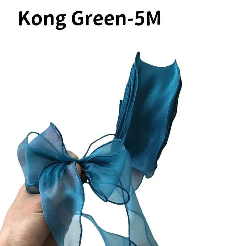 5M Organza Ribbon Wavy Edge