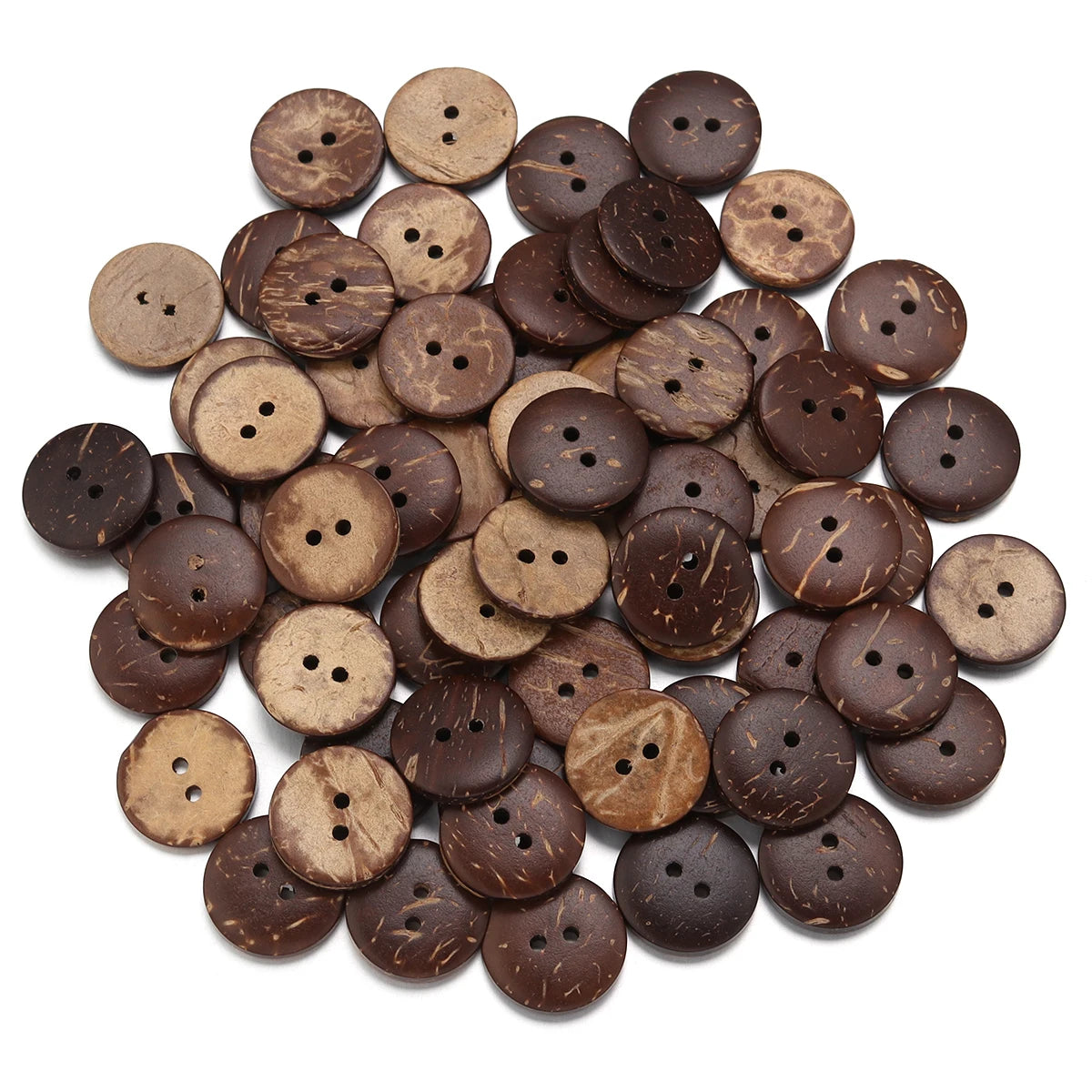 Natural Color Coconut Buttons