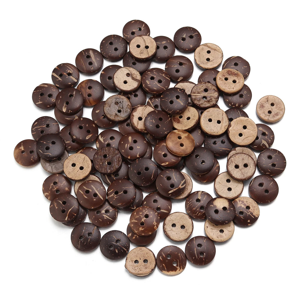 Natural Color Coconut Buttons