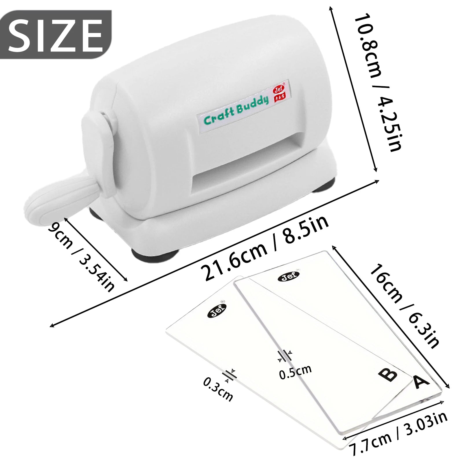 Craft Buddy Manual Die Cutting & Embossing Machine