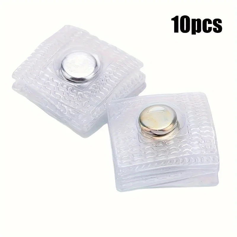 10-Pack Invisible Magnetic Snap Fasteners