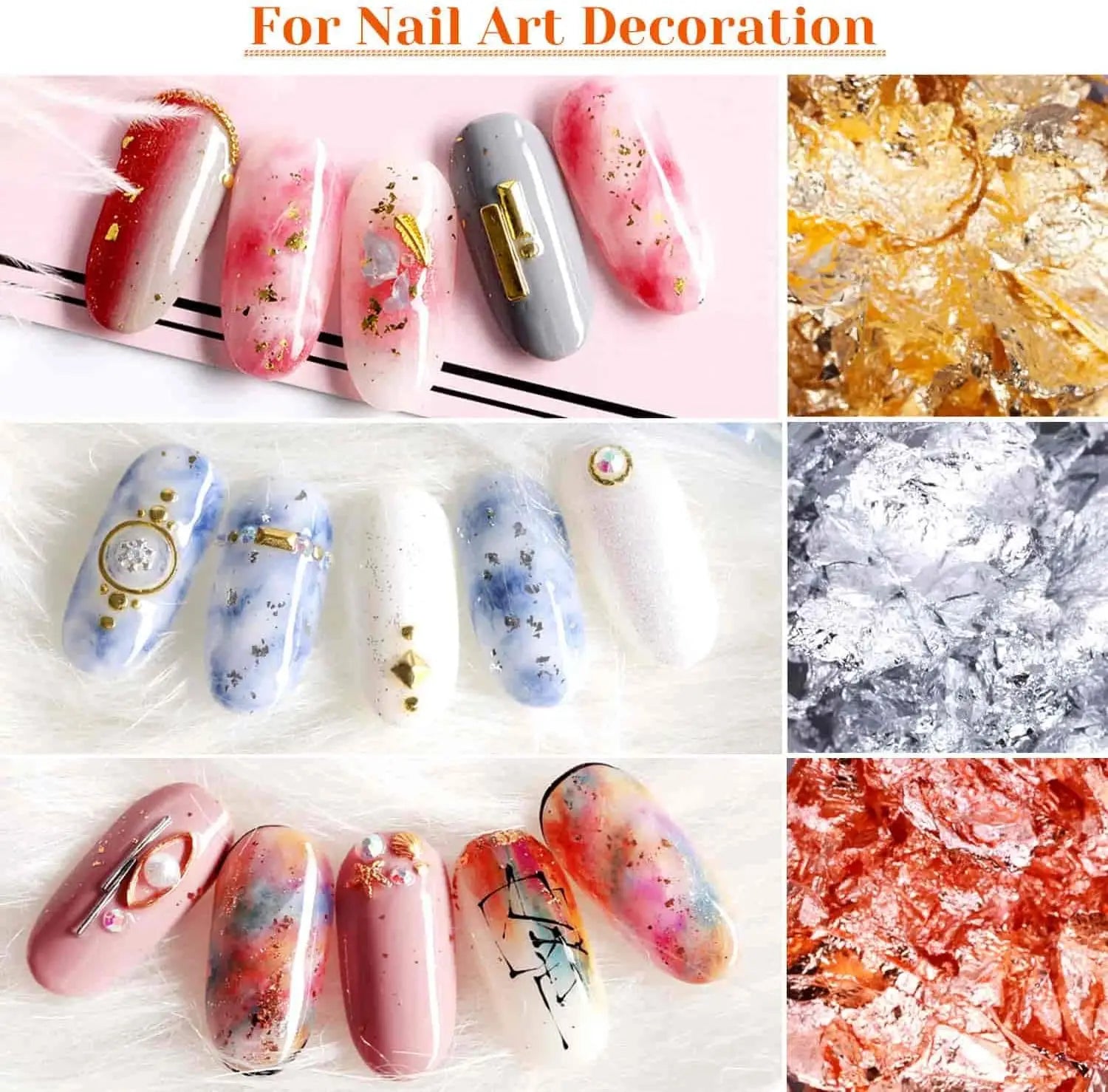 Glitter Foil Flakes for Resin and Jewelry