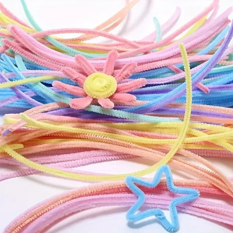 Colorful Chenille Stem Pipe Cleaners