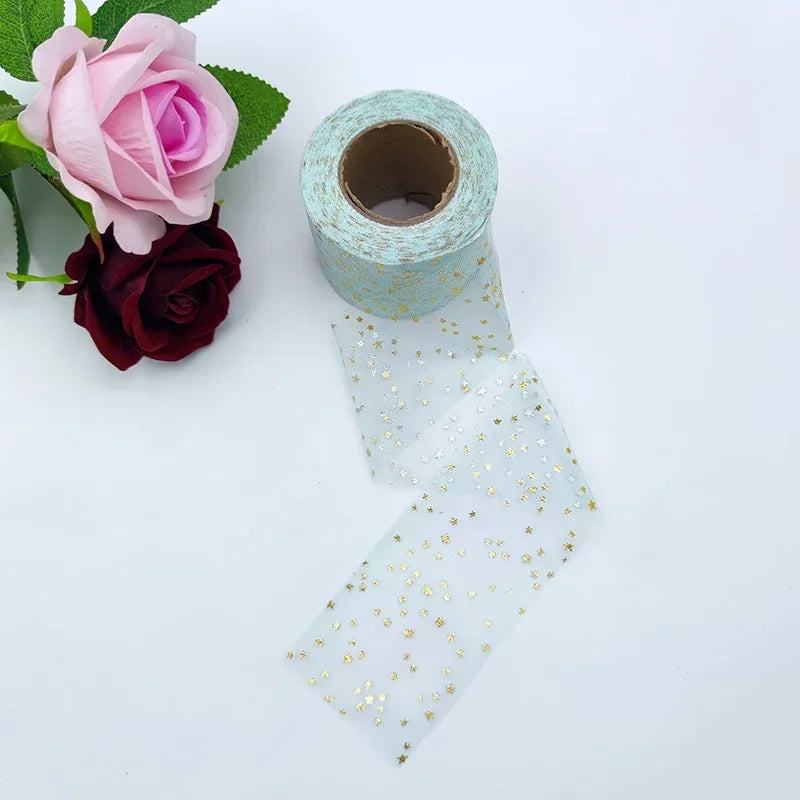 Colorful Star Tulle Ribbon