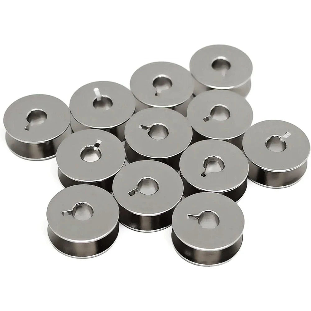 Sewing Machine Metal "L" Bobbins Singer Brother Janome Bernina