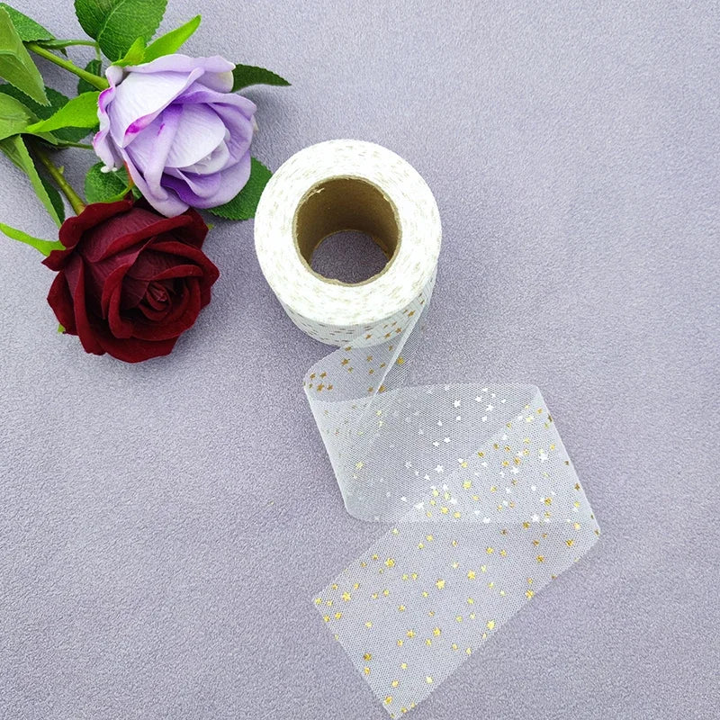 Colorful Star Tulle Ribbon