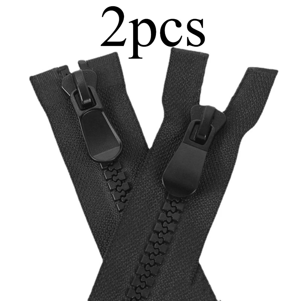 2pcs 60cm-80cm Double Tail Zipper