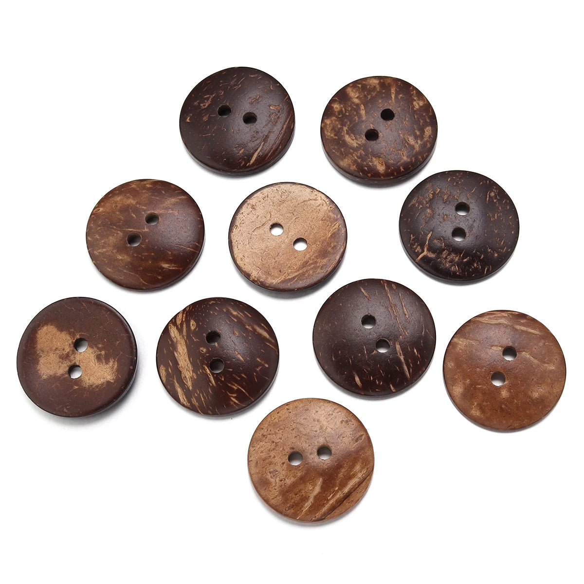 Natural Color Coconut Buttons