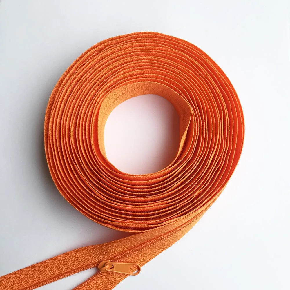 5# Long Nylon Zippers