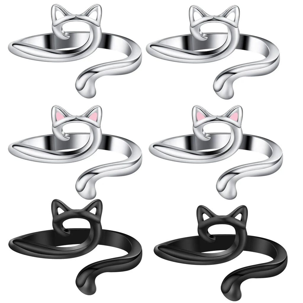 2pcs Adjustable Knitting Crochet Loop Ring
