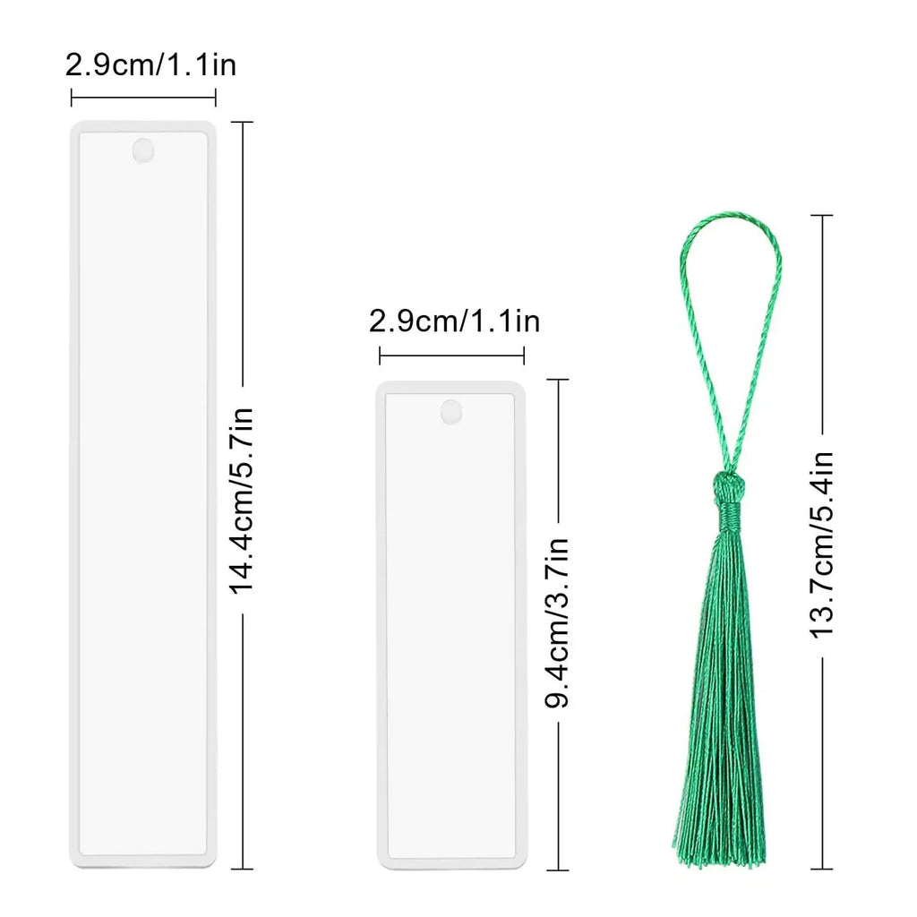 Silicone Resin Bookmark Molds with Tassels