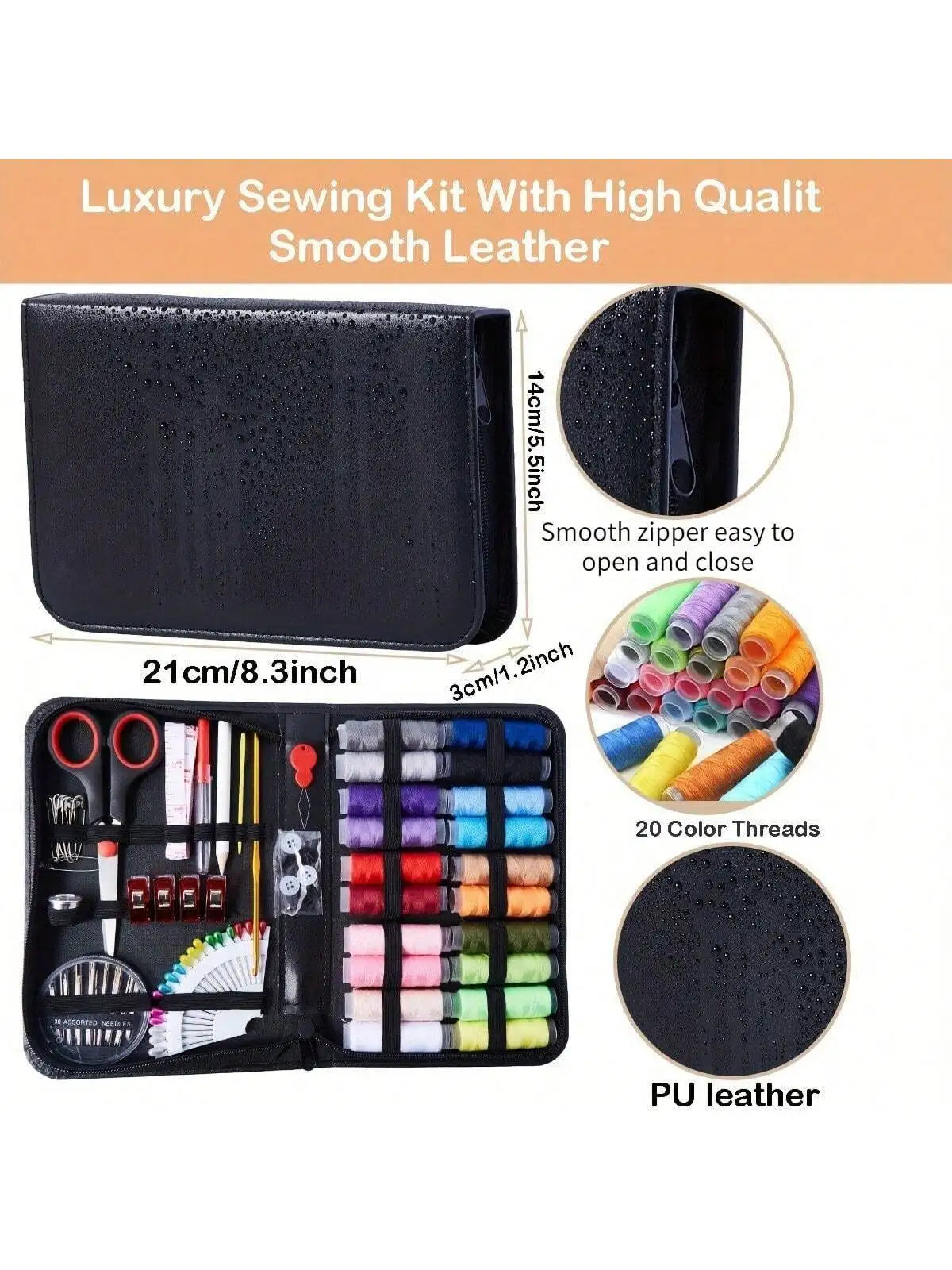 Large Portable Sewing Kit