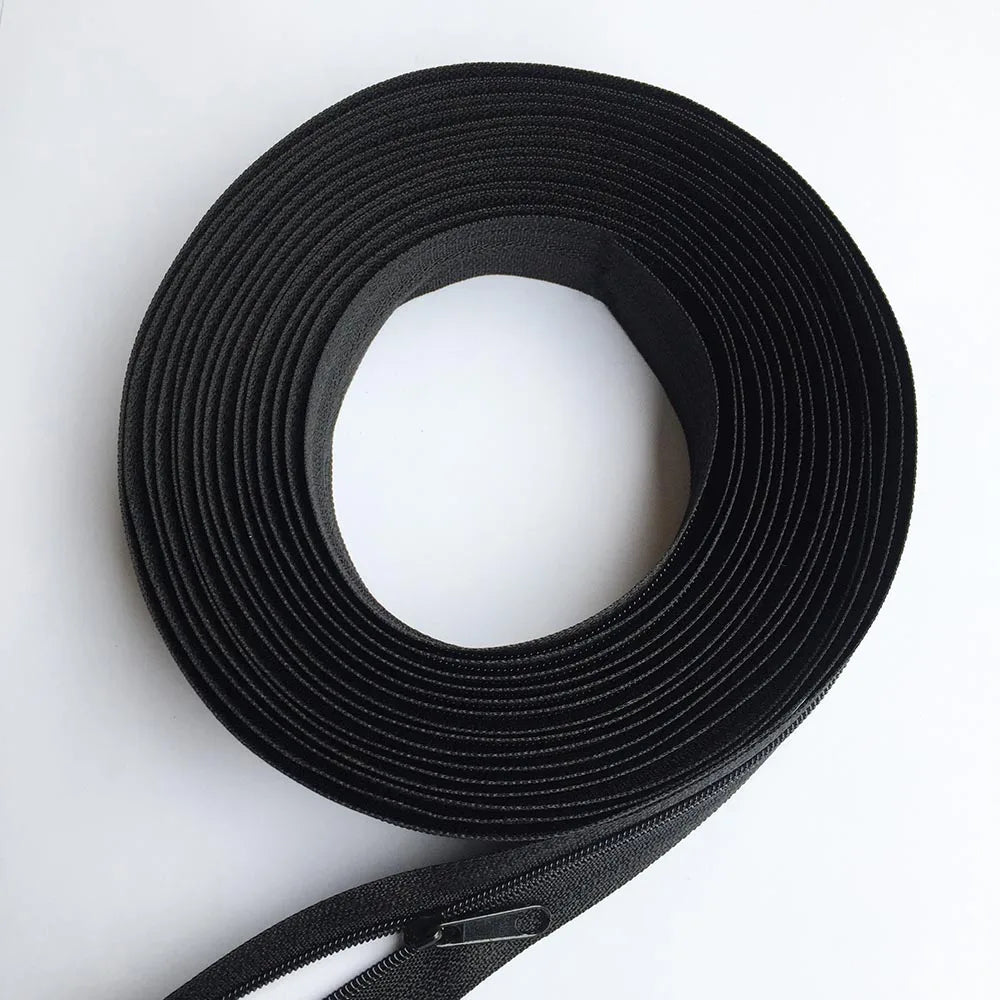 5# Long Nylon Zippers