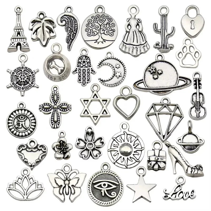 Tibetan Silver Mixed Charms