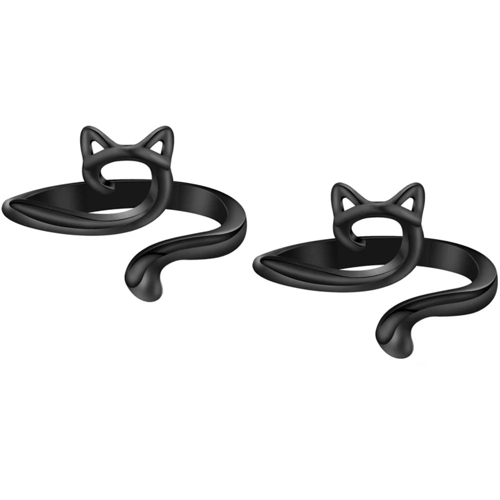 2pcs Adjustable Knitting Crochet Loop Ring