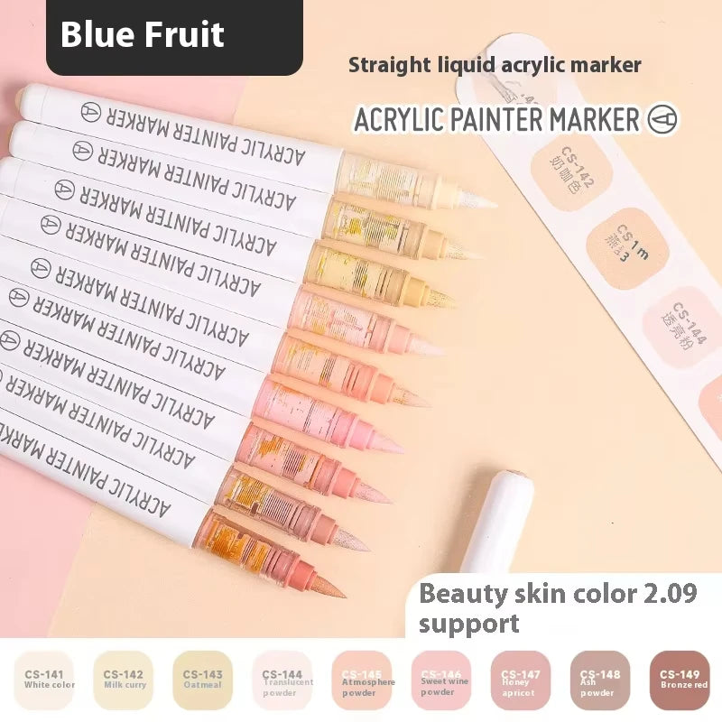 Brush Tip Acrylic Marker Set
