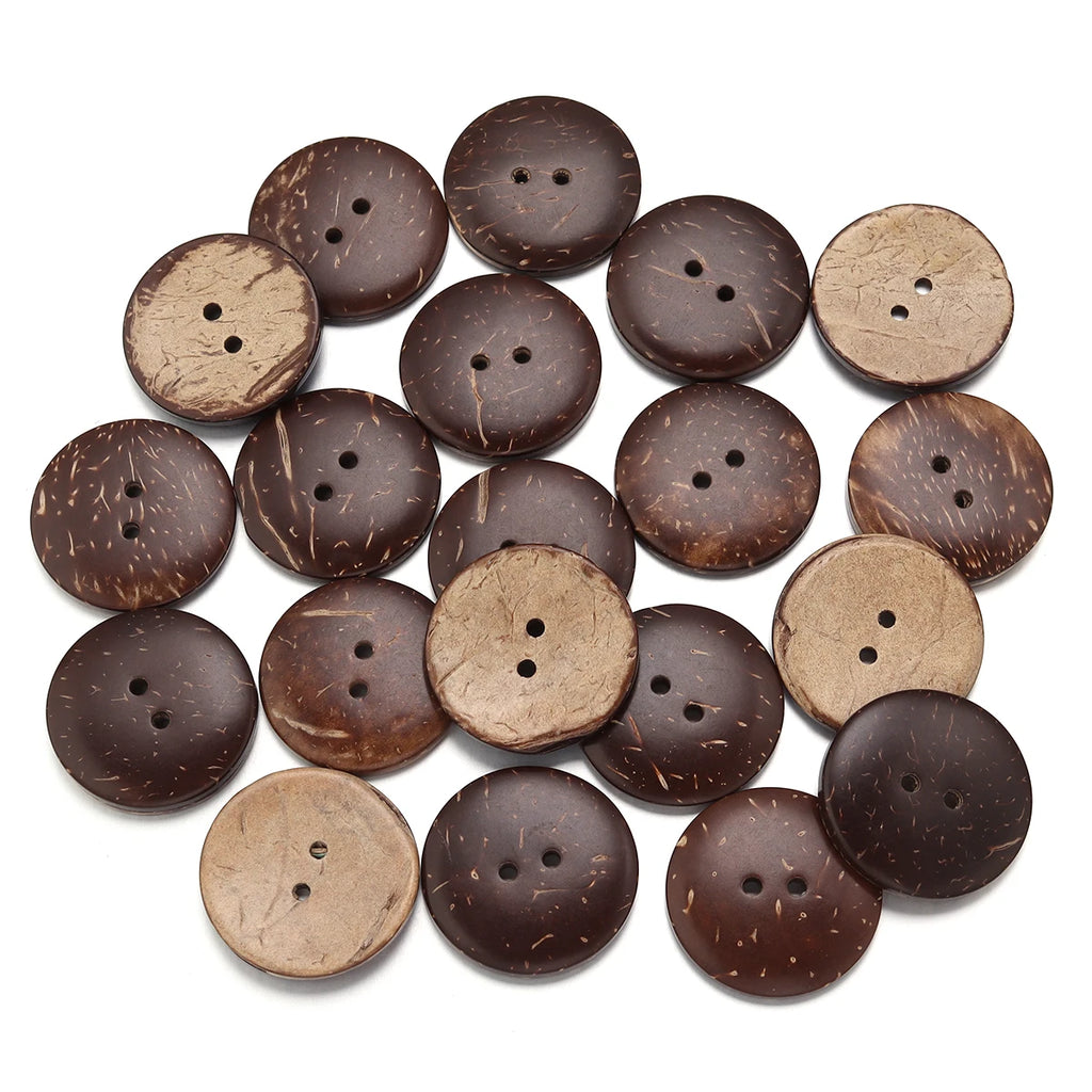 Natural Color Coconut Buttons