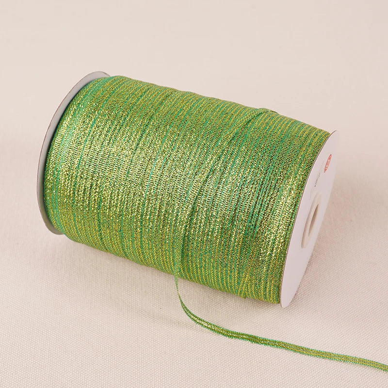 Colorful Glitter Silk Ribbon