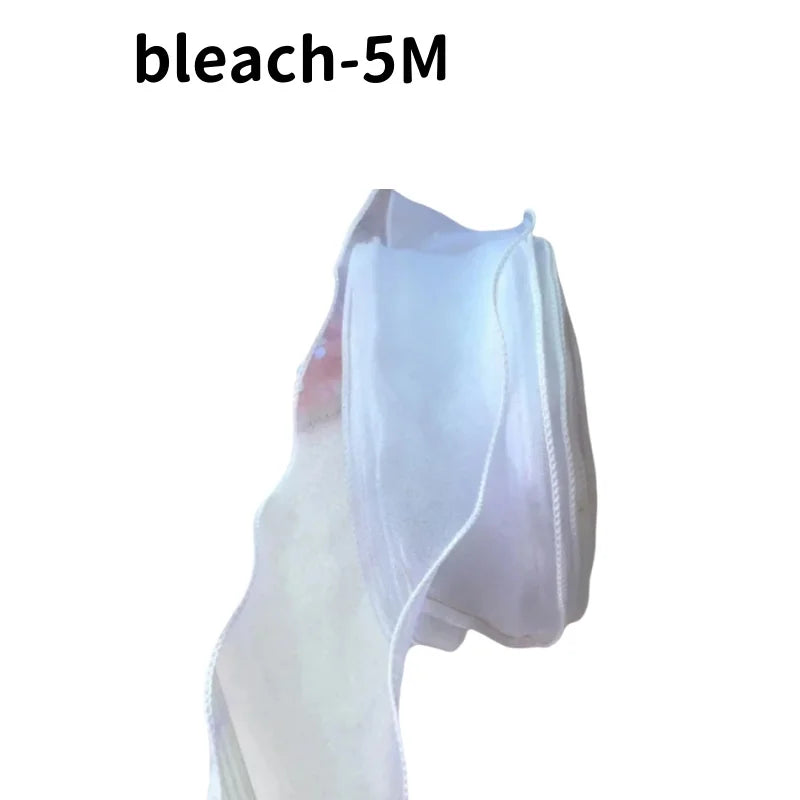 5M Organza Ribbon Wavy Edge