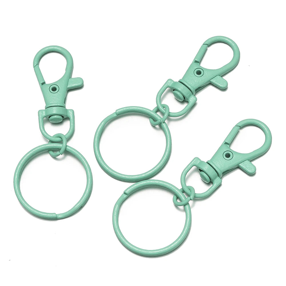 Multicolor Keyring with Lobster Clasp