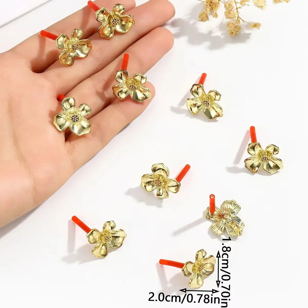 10pcs/set Stainless Steel Earring Connectors/Backings
