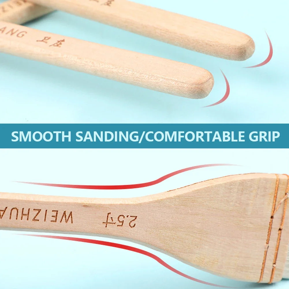 Wooden Handle Goat Hair Paint Brush